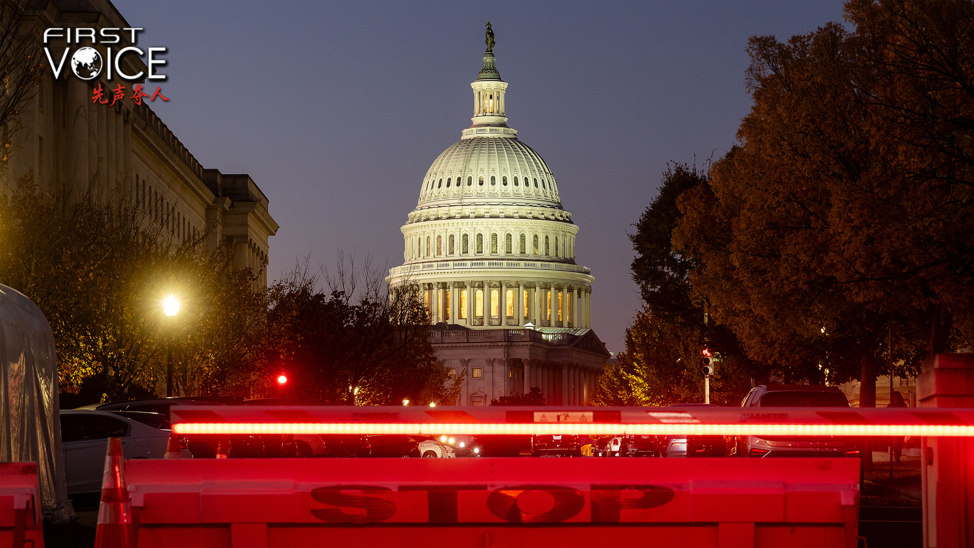 The U.S. Capitol building is seen on the 34th day of a government shutdown, November 3, 2025. / CFP