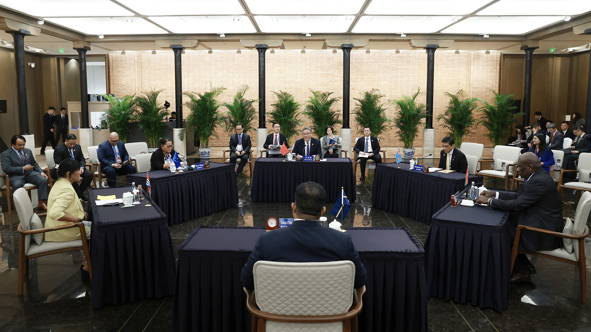 China, Pacific Island nations sign economic partnership