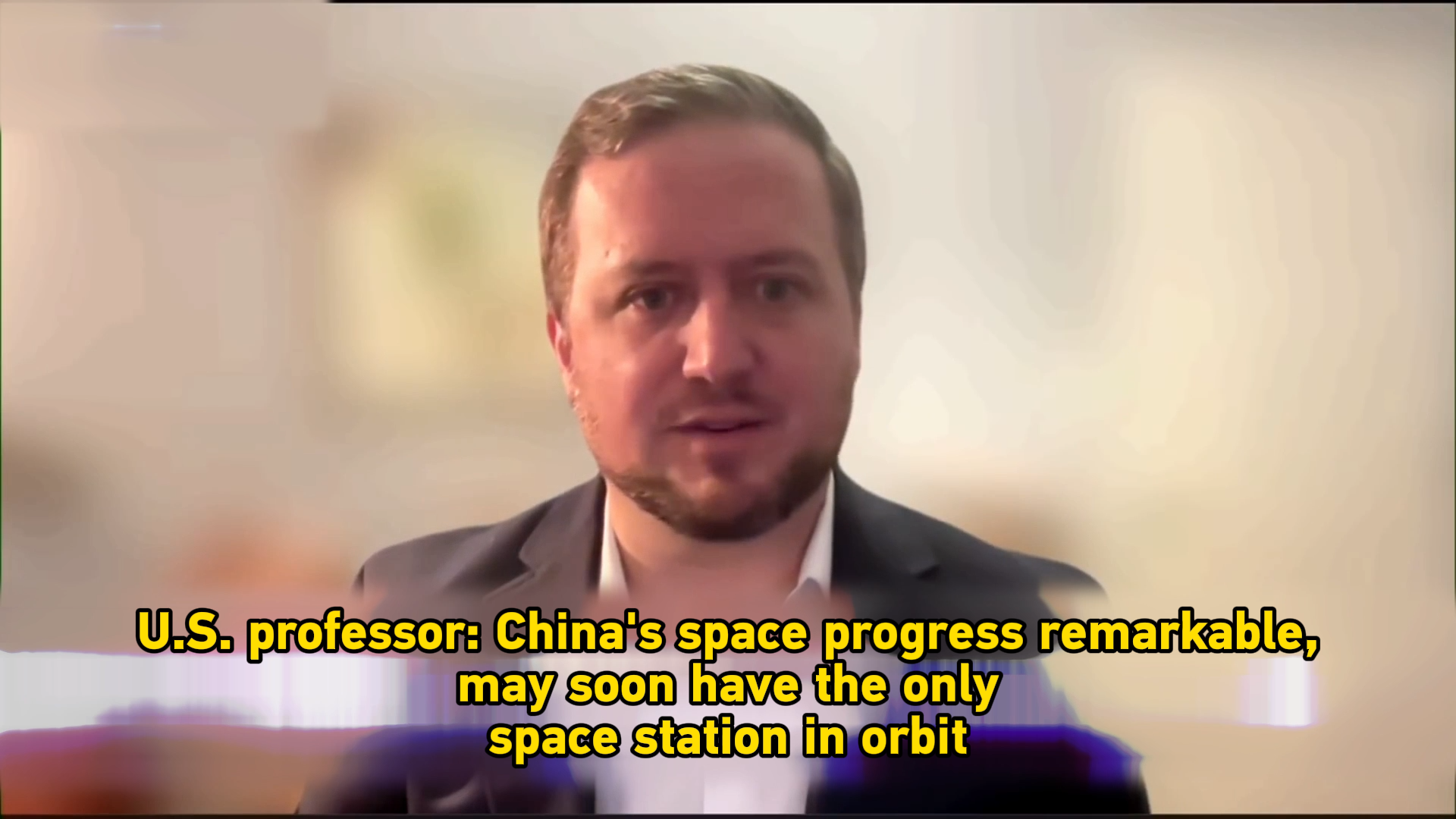 U.S. professor: China may soon have the only space station in orbit