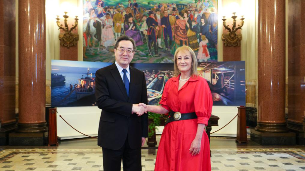 Vice premier calls for advancing positive drive in China-Uruguay ties