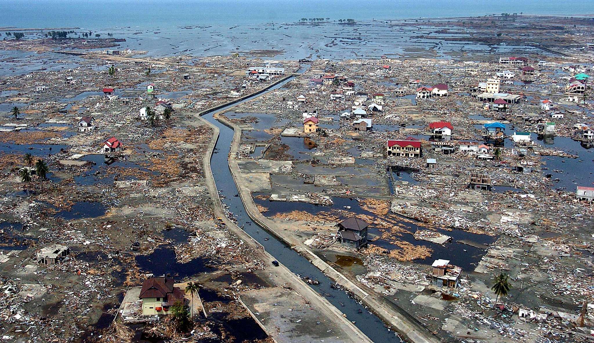 The district of Banda Aceh was devastated in the earthquake and tsunami, Indonesia, January 5, 2005. /VCG