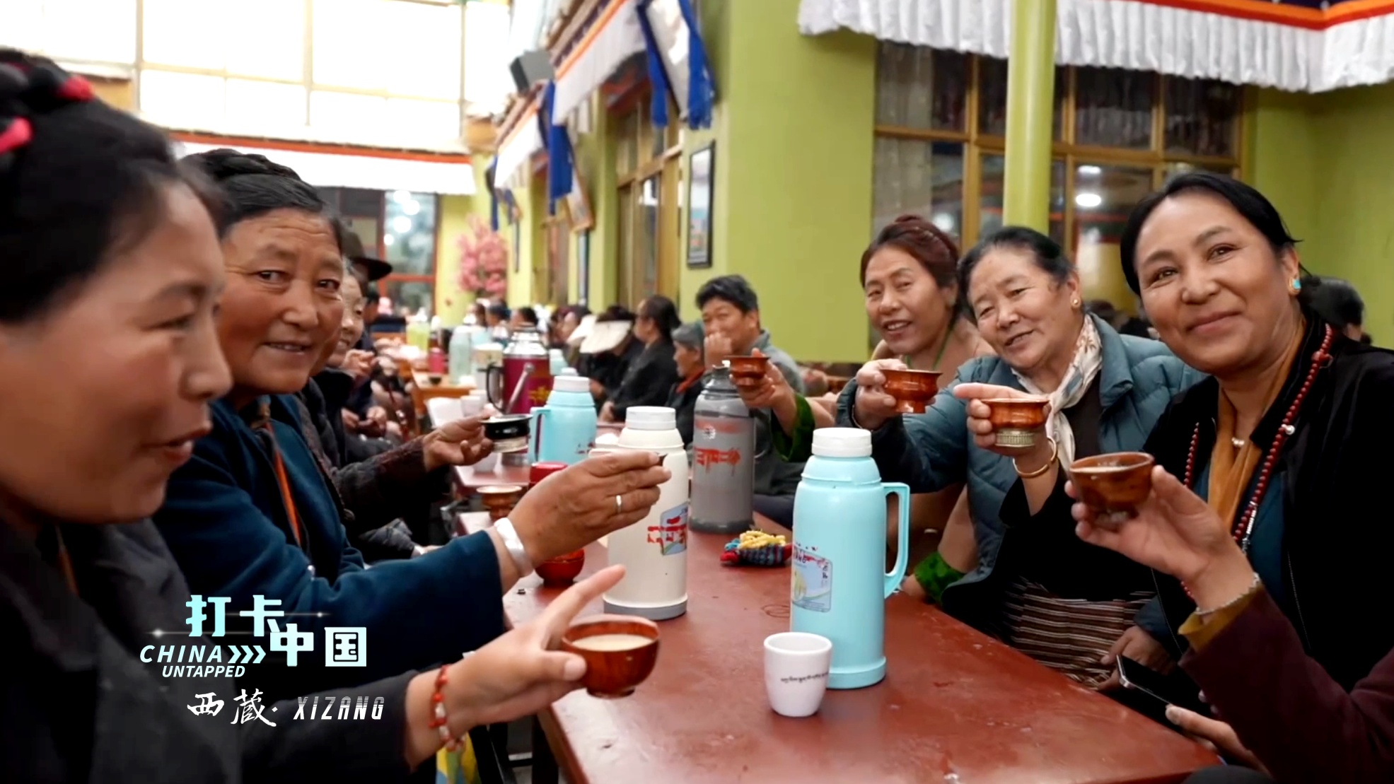 Brunch at this Tibetan teahouse is popular