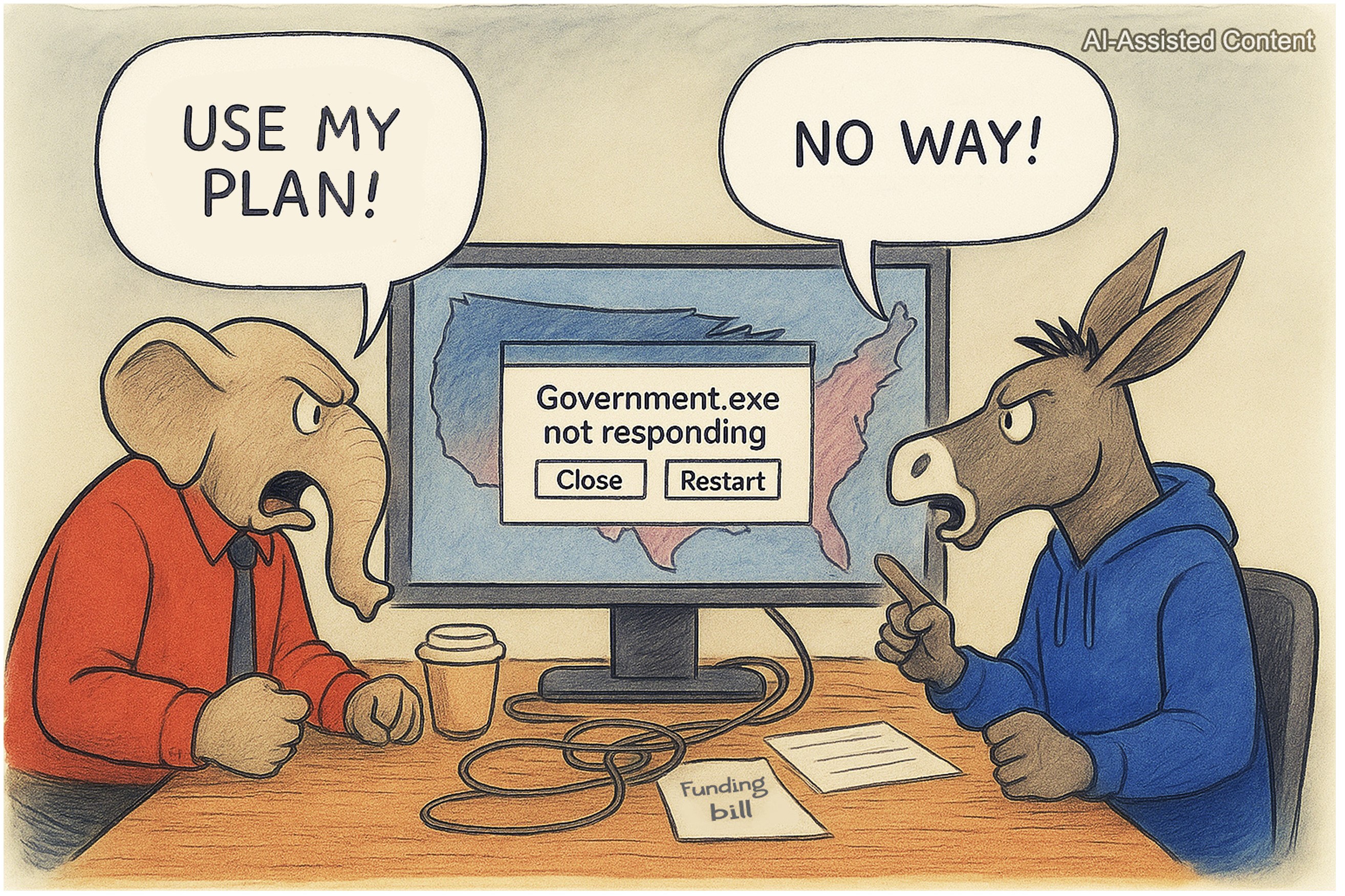 Democracy 'crashes' – the American routine