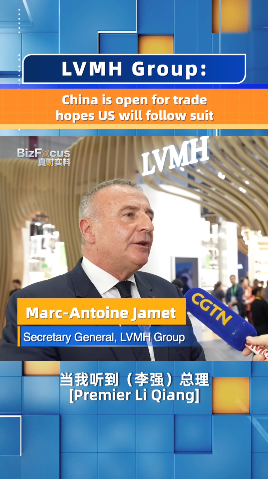 LVMH Group: China is open for trade, hopes US will follow suit