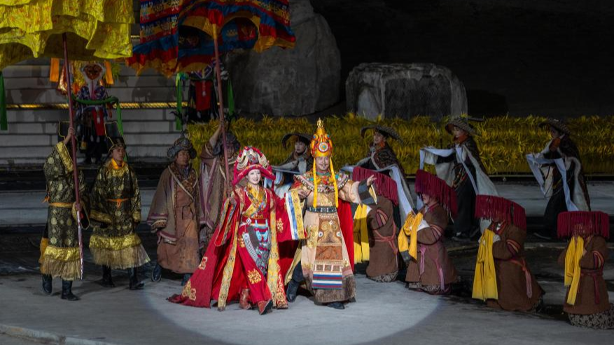 Artists perform in a new season of the historical opera 