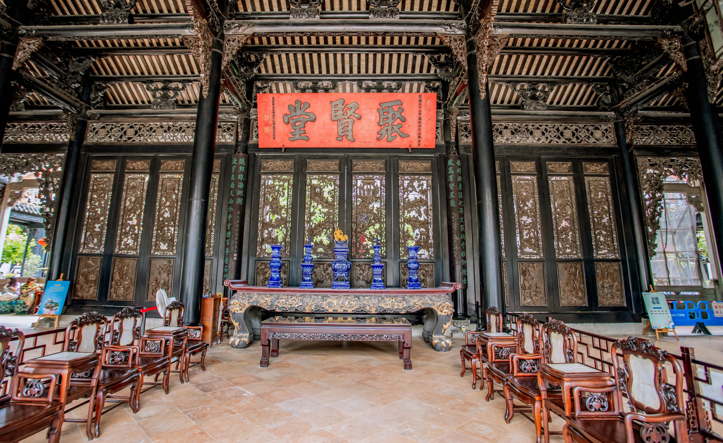 An interior view of the Chen Clan Academy /IC