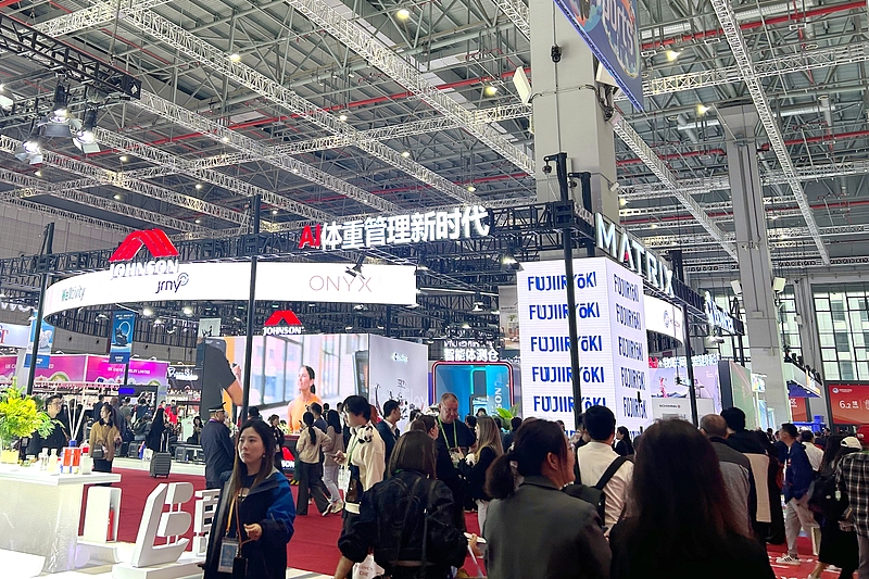 Exhibition area of the eighth China International Import Expo in east China's Shanghai, November 6, 2025. /VCG