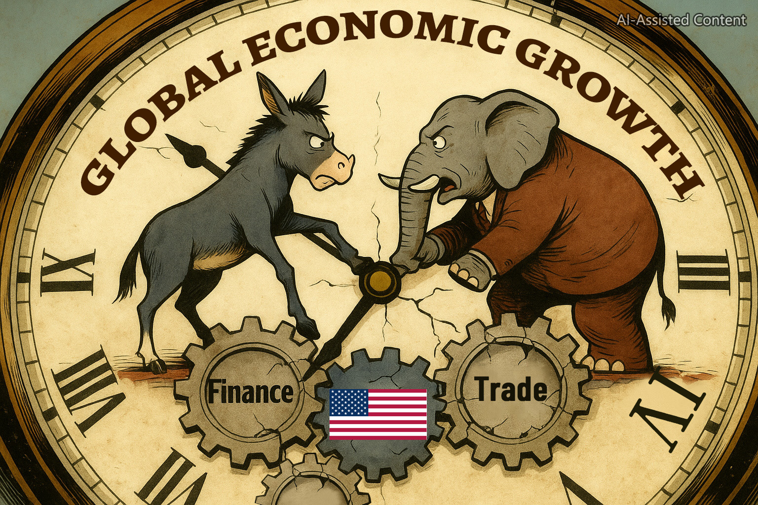 When Washington stops, the world pays