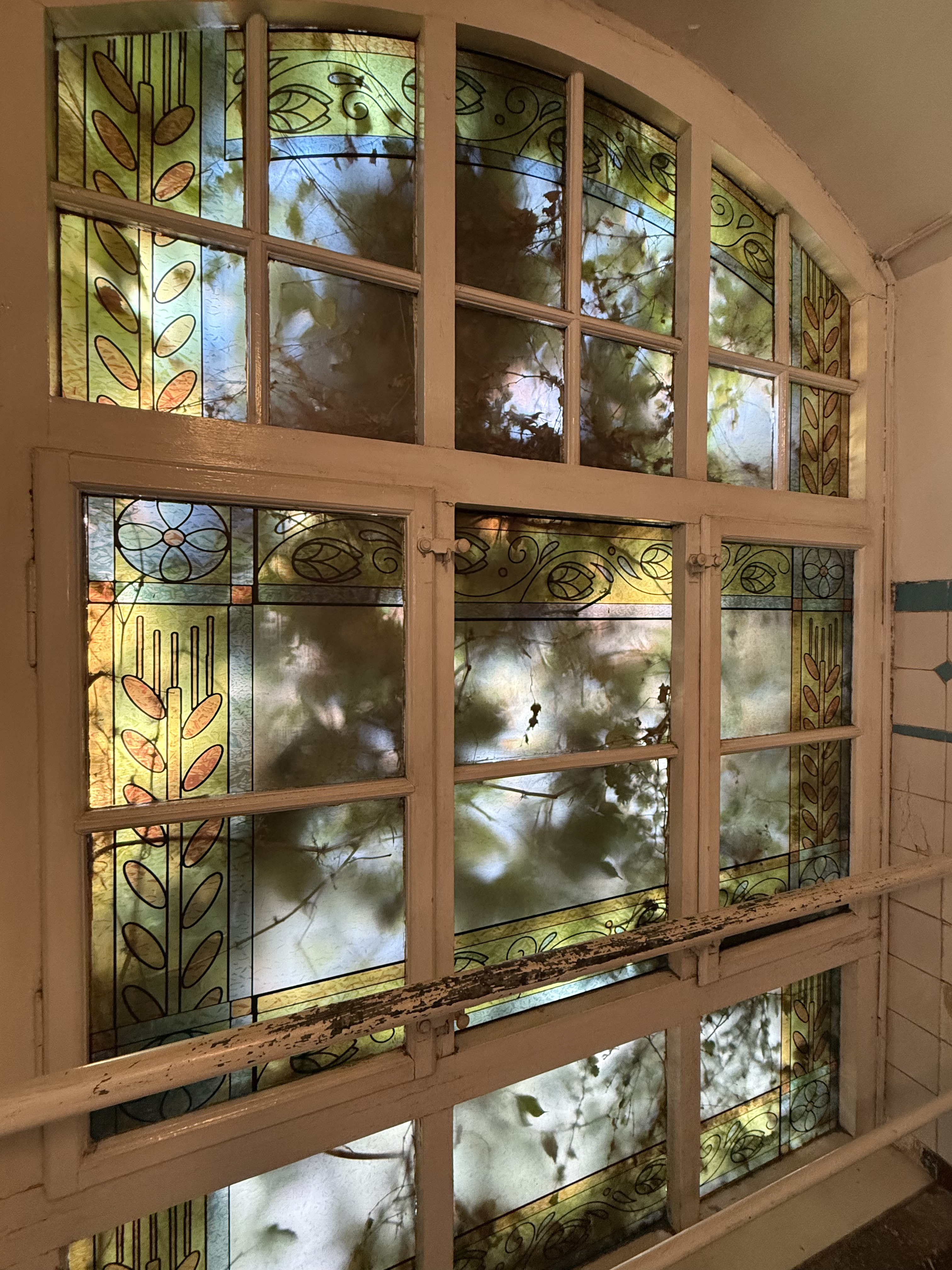 Soft light emanating from beautiful stained glass windows of Tsingtao Beer Museum, Qingdao, September 2025, Zaruhi Poghosyan. /CGTN