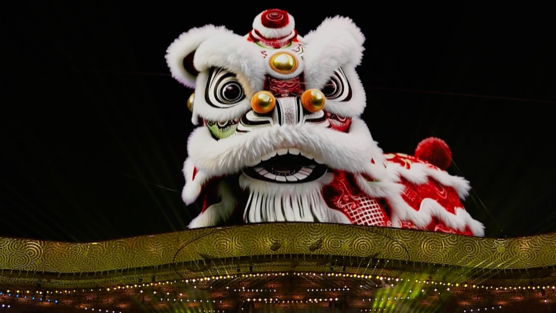 Lion dance meets AIGC at the 15th National Games opening