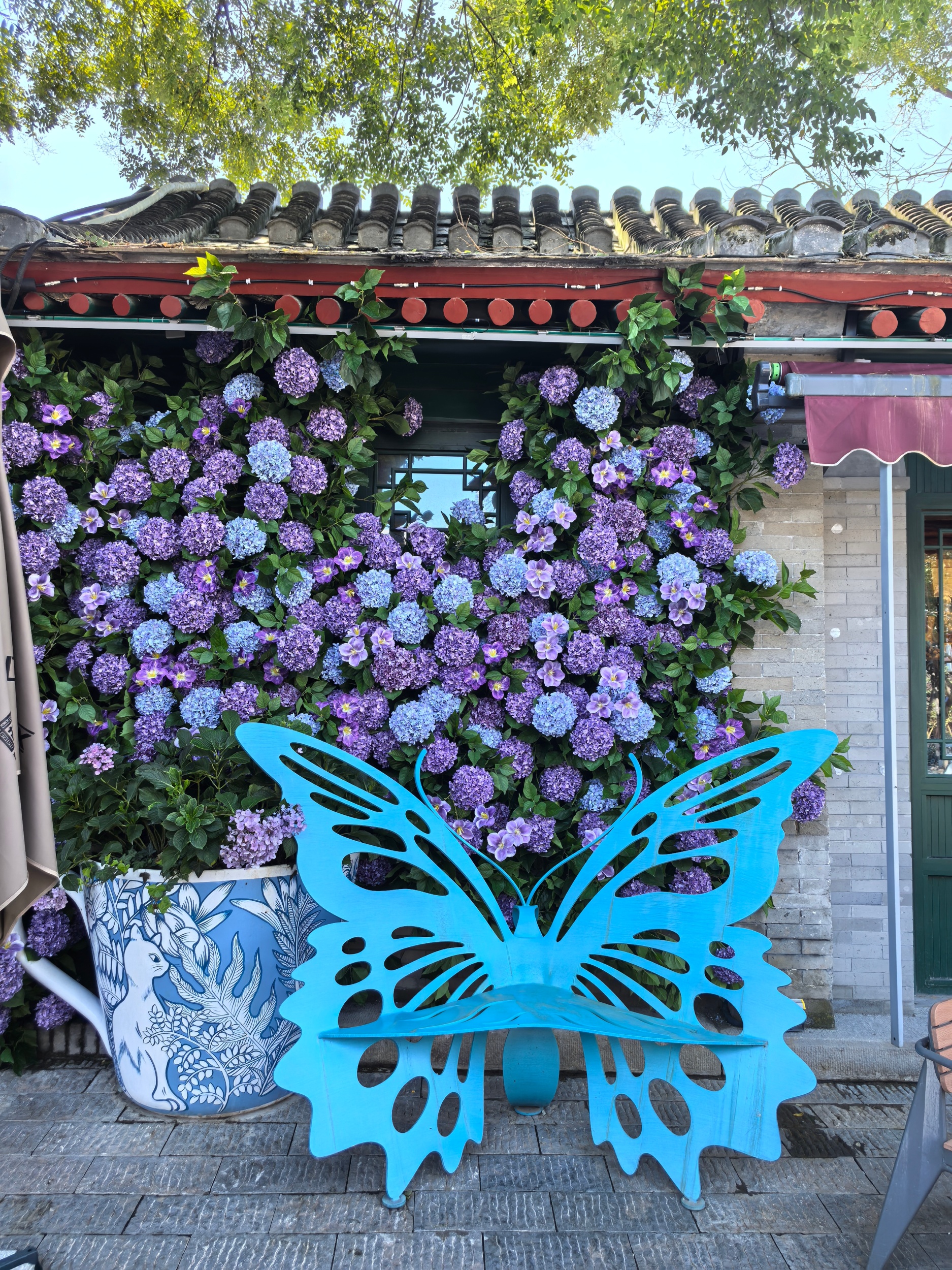 Moshikou Historical and Cultural Block is seen in Beijing on September 1, 2025. /CGTN