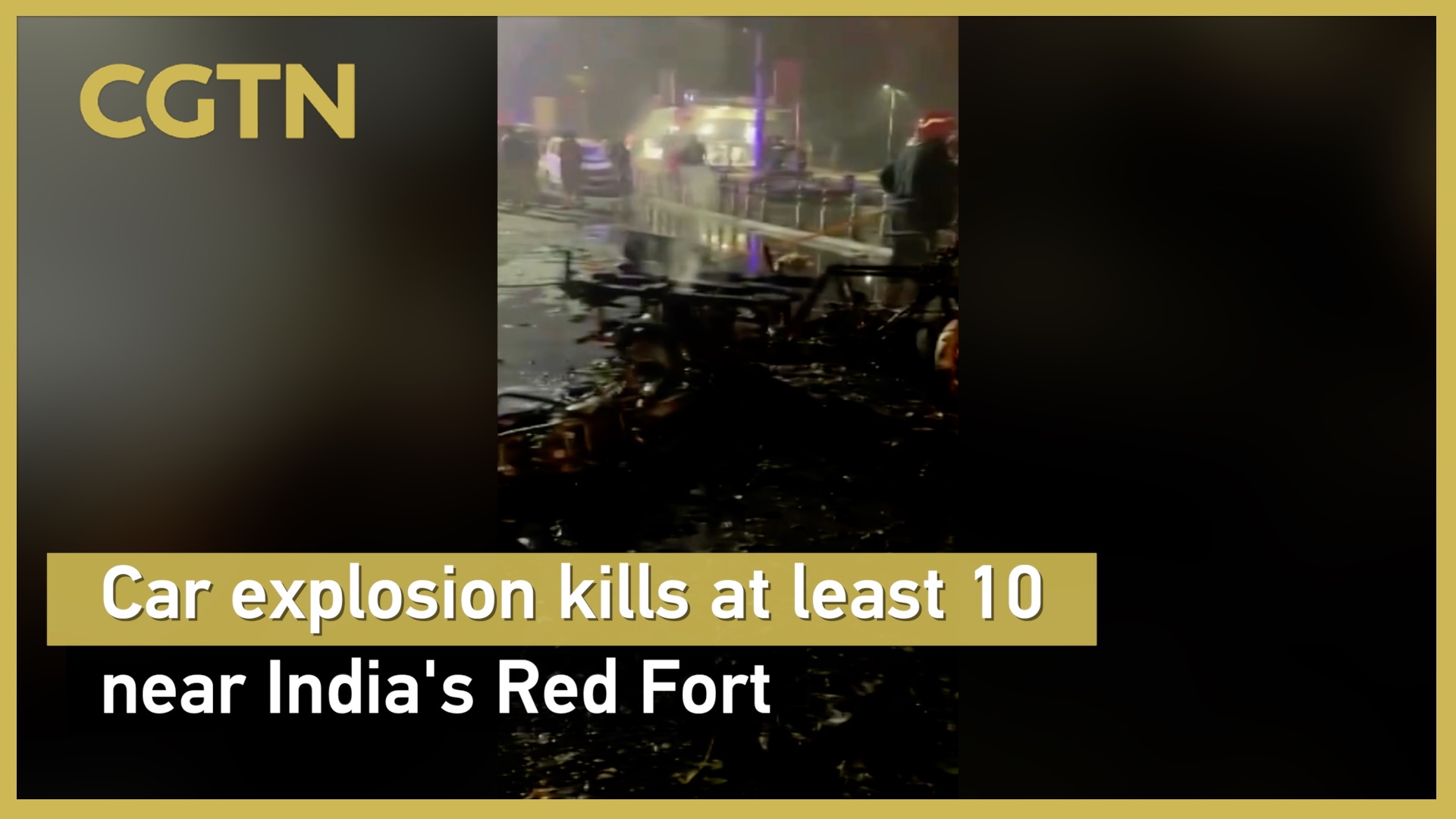 Car explosion kills at least 10 near India's Red Fort
