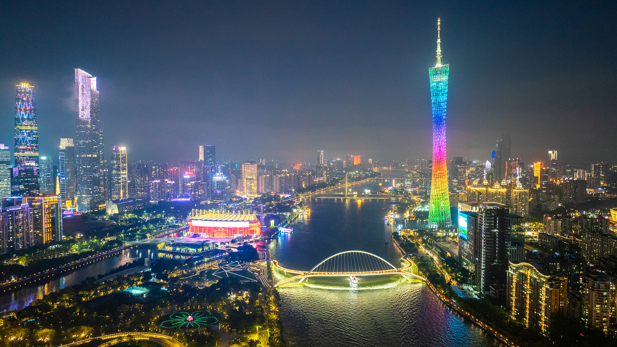 Live: Enjoy the vibrant Canton Tower lighting up the Bay Area night