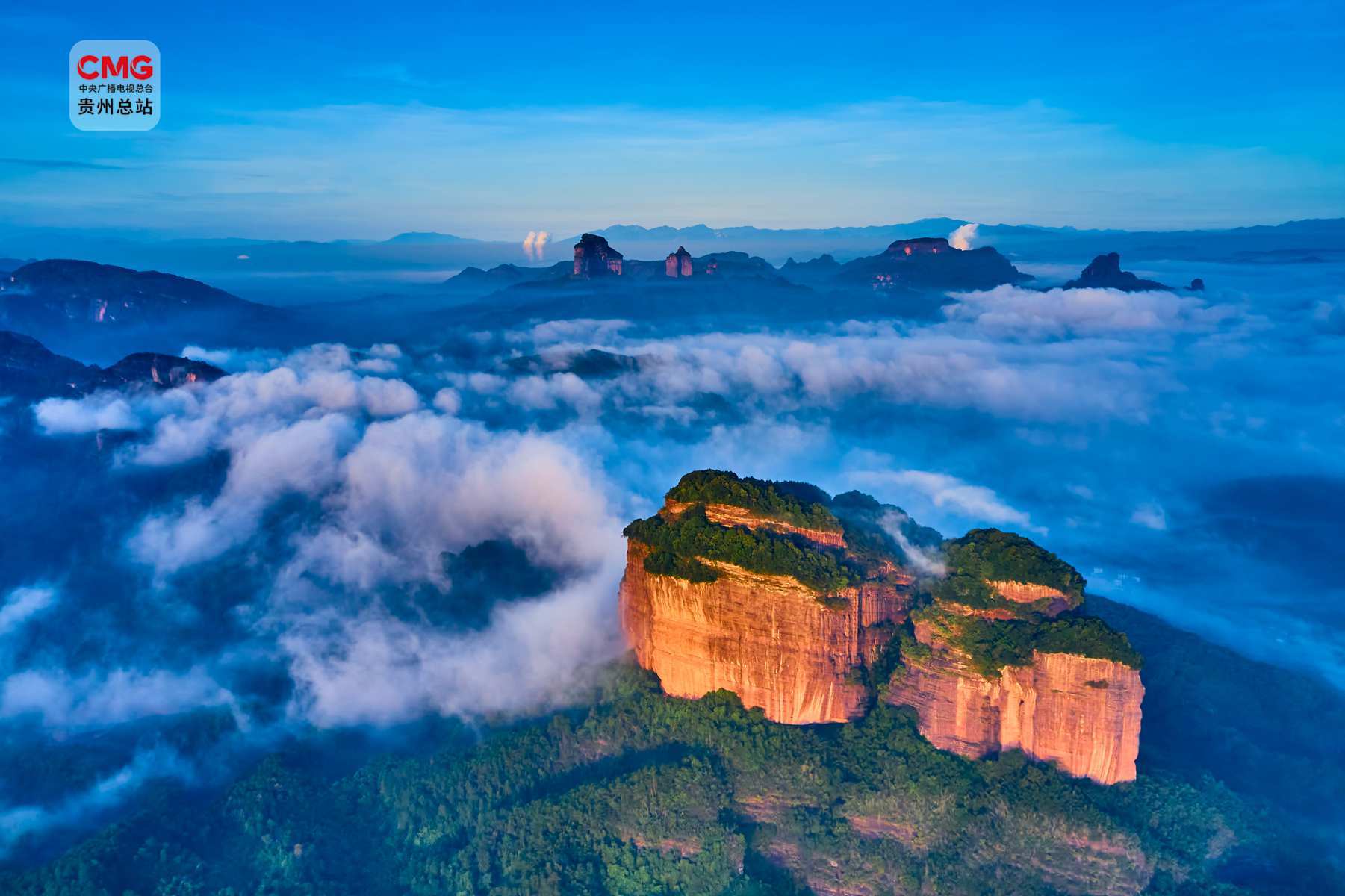 Mount Danxiashan, in Shaoguan City, south China's Guangdong Province. /CMG