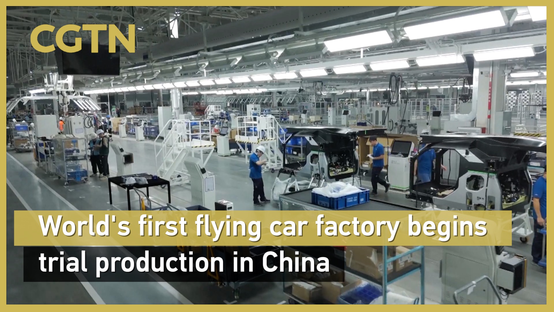 World's first flying car factory begins trial production in China