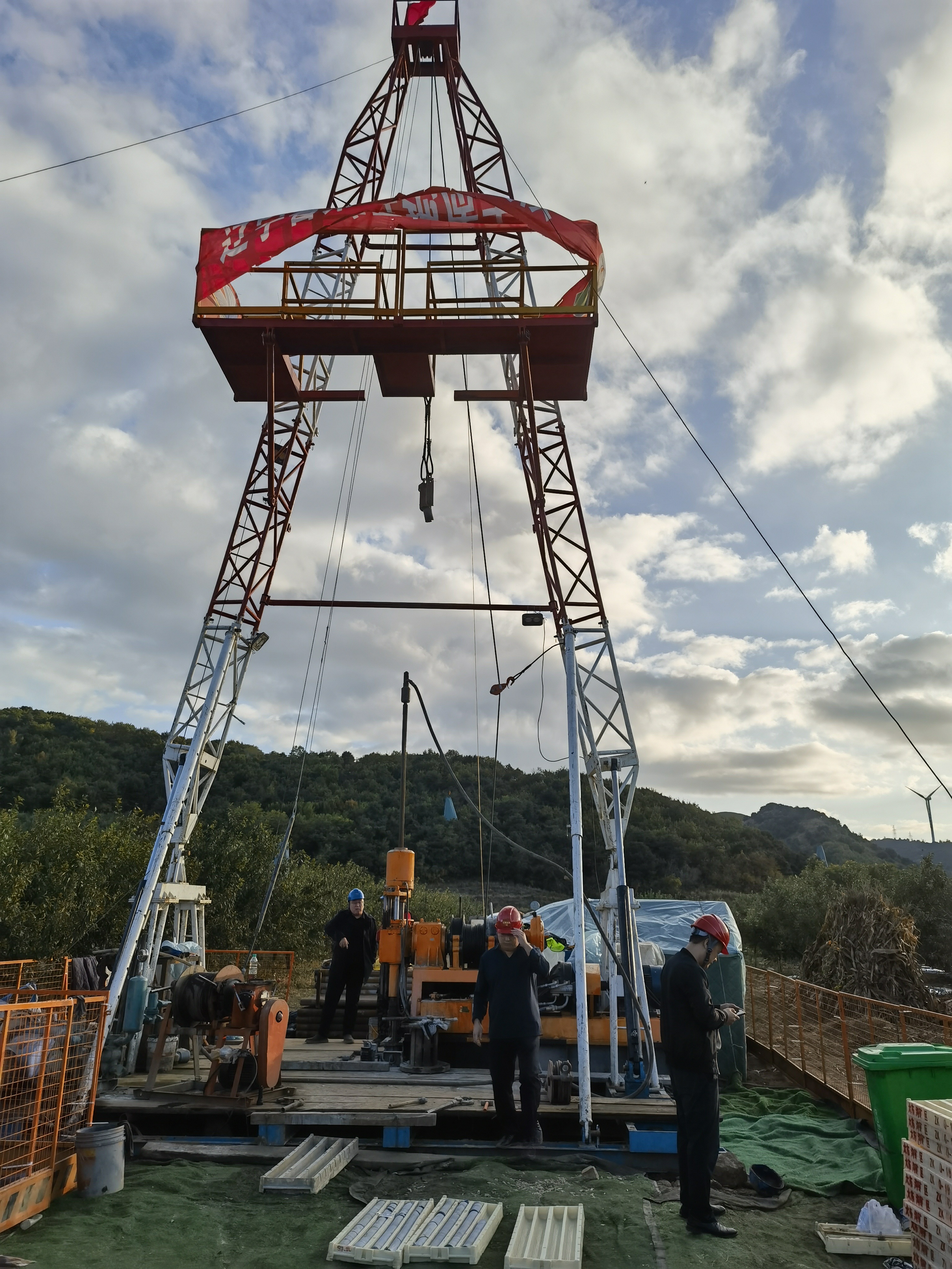 Drilling operations site at the Dadonggou Gold Mine, northeast China's Liaoning Province, November 14, 2025. /Ministry of Natural Resources