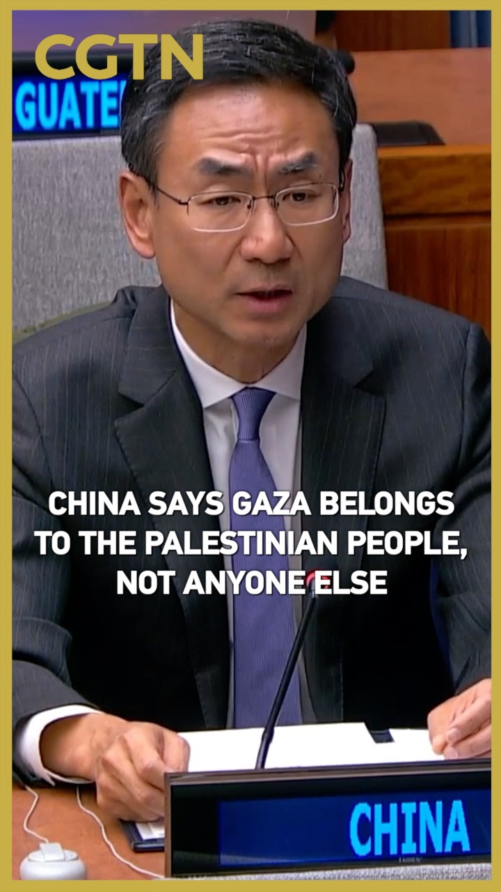China says Gaza belongs to Palestinians not anyone else