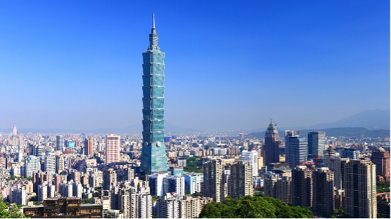 File photo shows the Taipei 101 skyscraper in Taipei, southeast China's Taiwan. /Xinhua