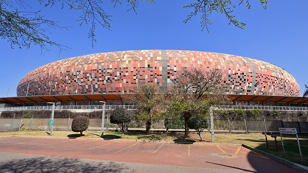 The FNB Stadium was one of 10 stadiums in South Africa used at the 2010 FIFA Word Cup. /VCG