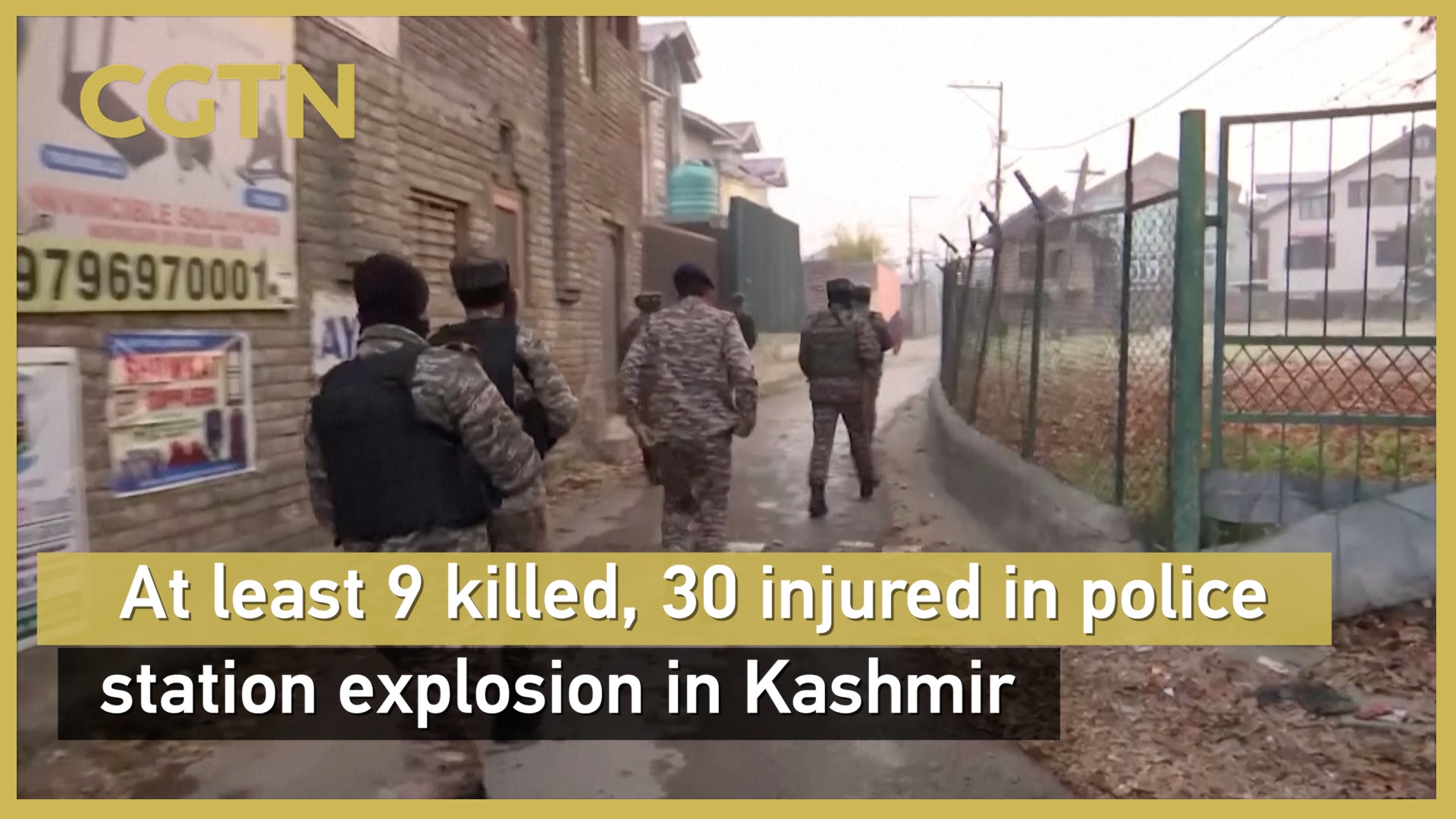  At least 9 killed, 30 injured in police station explosion in Kashmir