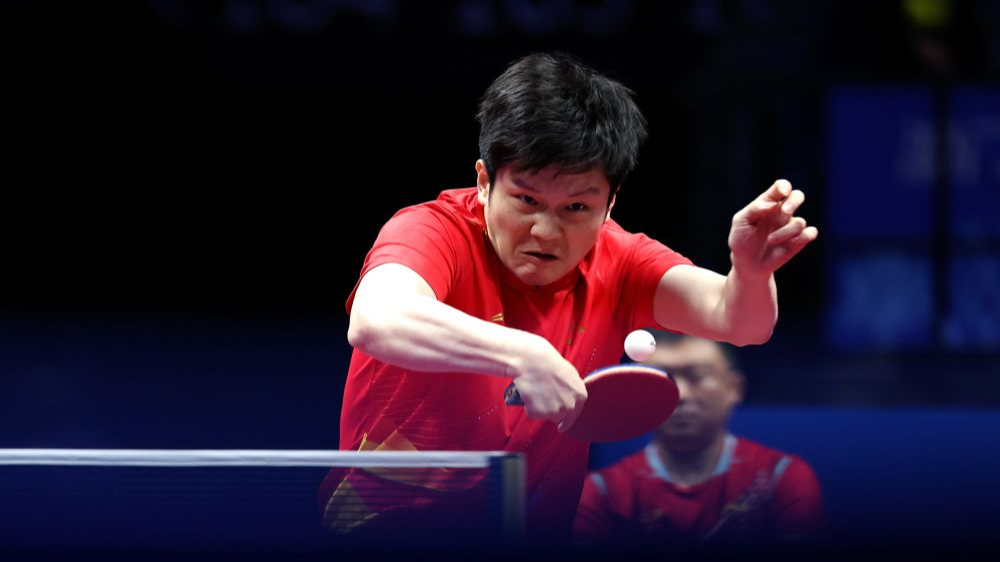 Fan defeats Lin in men's singles table tennis final at National Games