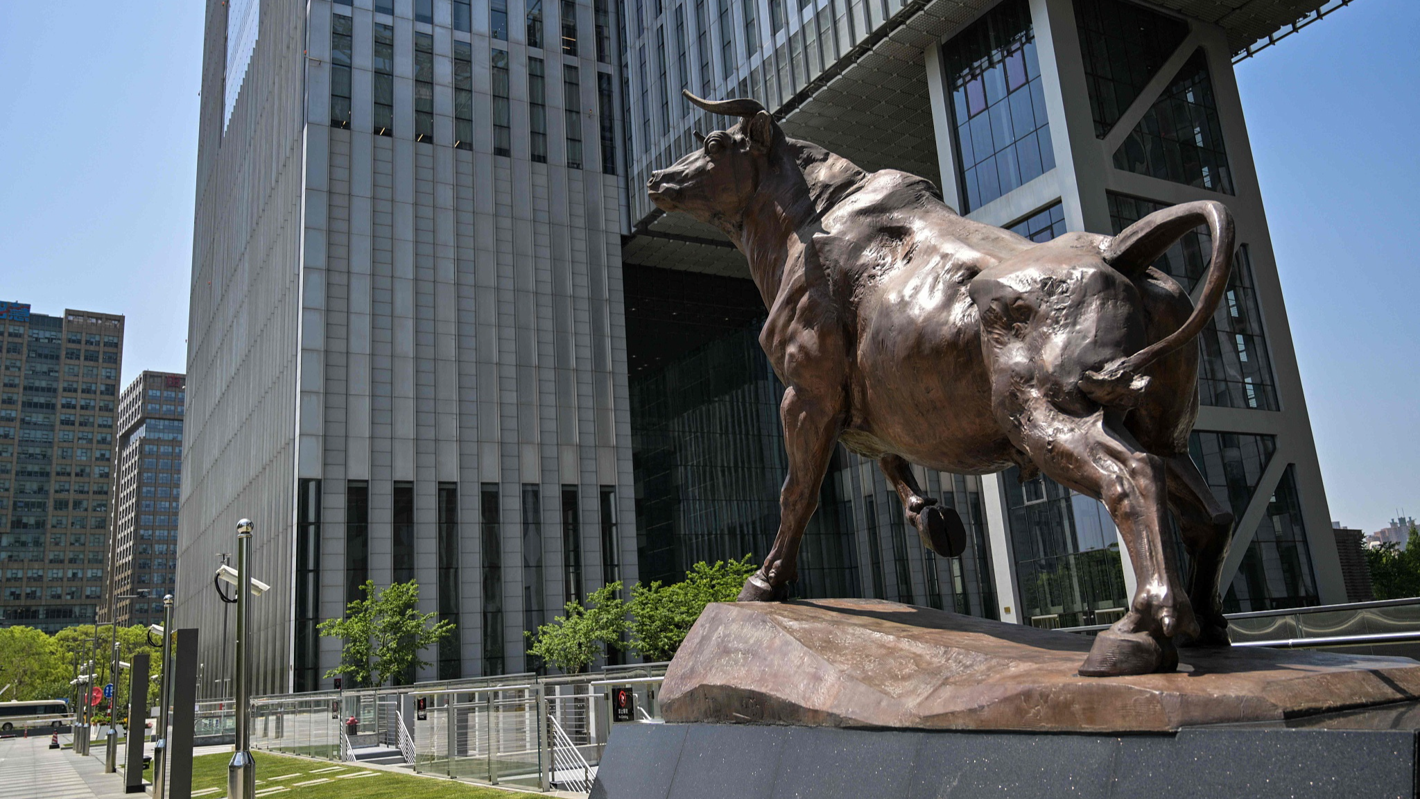A general view shows the new building of the Shanghai Stock Exchange, Shanghai, east China, April 25, 2025. /VCG