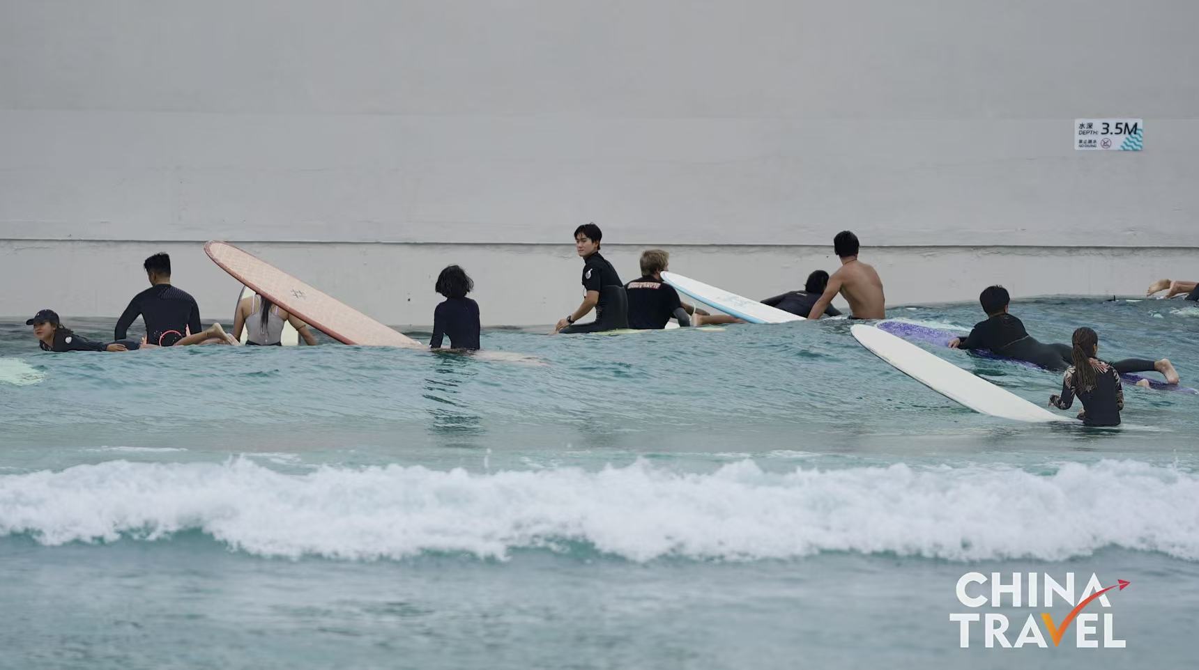 Peselancar di Wanning /CGTN