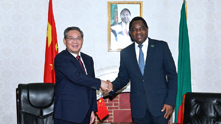 Premier Li calls for closer China-Zambia community with shared future