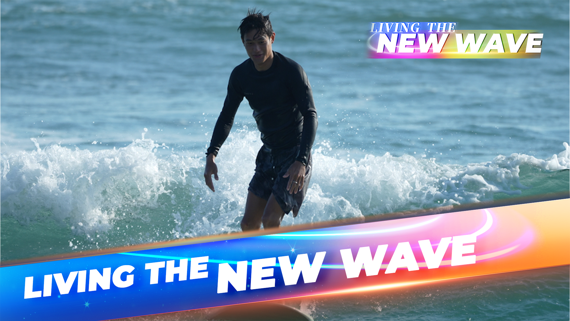 Riding the waves: Surfers embody freedom at Hainan's Riyue Bay