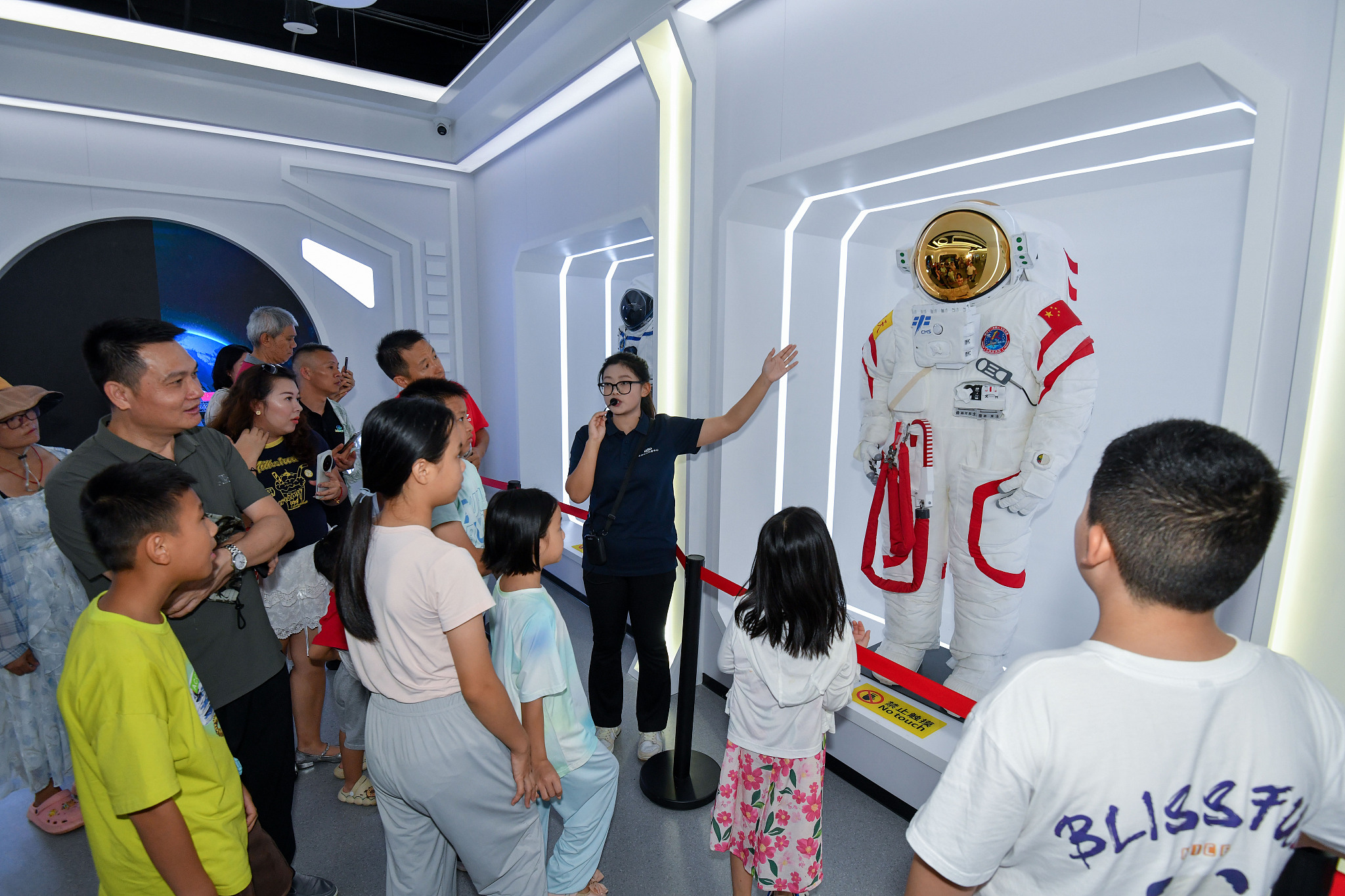 People visit Wenchang Aerospace Science Center in Wenchang City, Hainan Province, China, October 3, 2025. /CFP