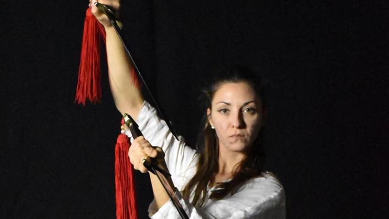 Move with China: A Serbian girl dancing with Chinese traditions