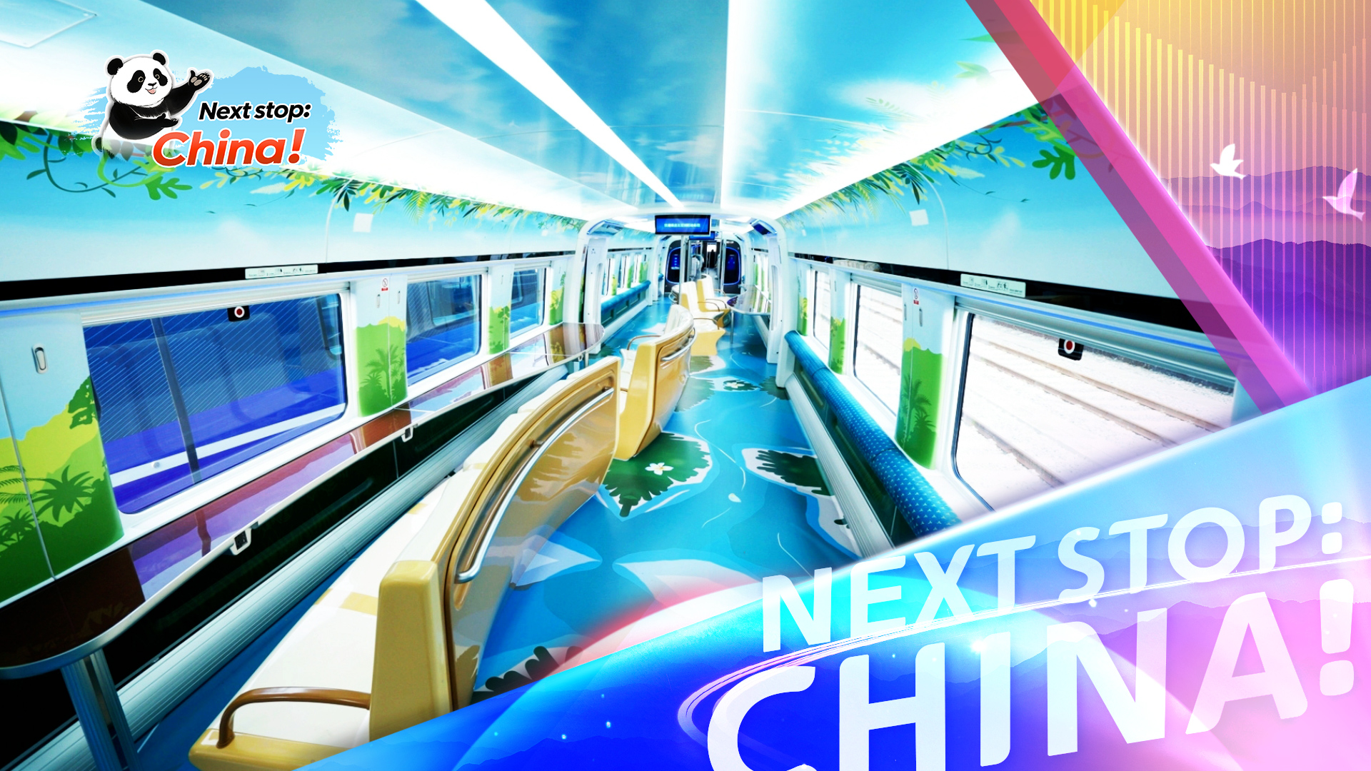 Sanya's anime train curates perfect selfie backdrops for tourists