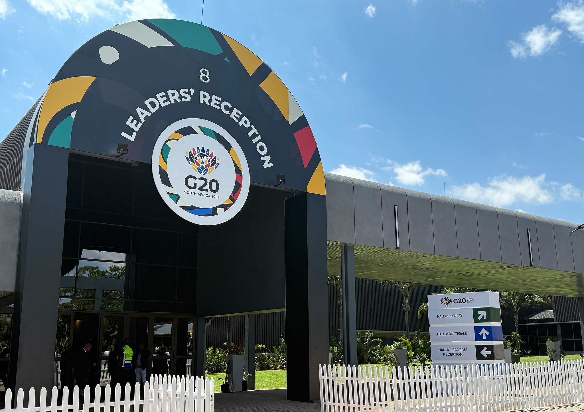 The conference site of the G20 summit in Johannesburg, South Africa, 21 November 2025. /VCG