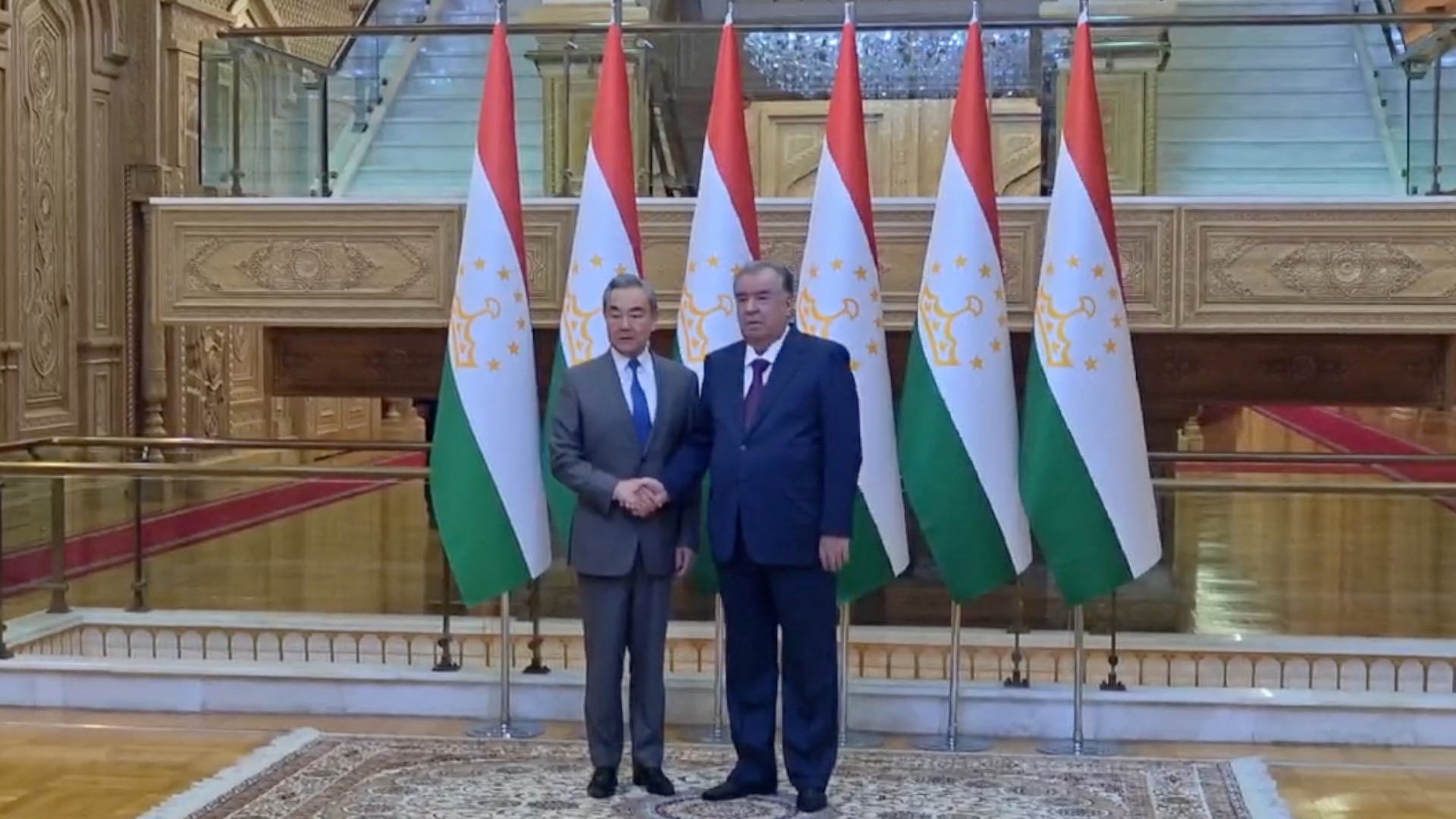 Tajik president meets Chinese foreign minister on boosting ties
