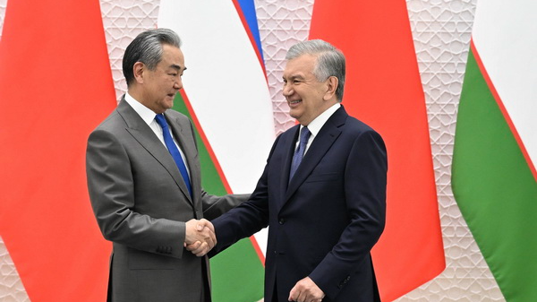 Uzbek president meets Chinese foreign minister