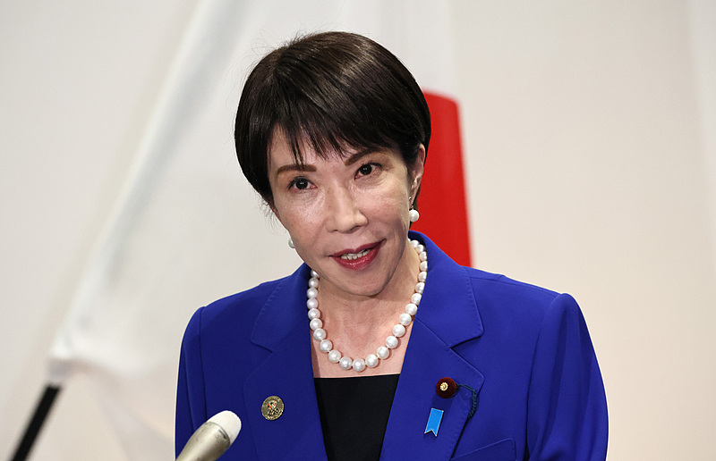 Japanese Prime Minister Sanae Takaichi speaks to the media after the G20 in Johannesburg, South Africa, November 23, 2025. /VCG