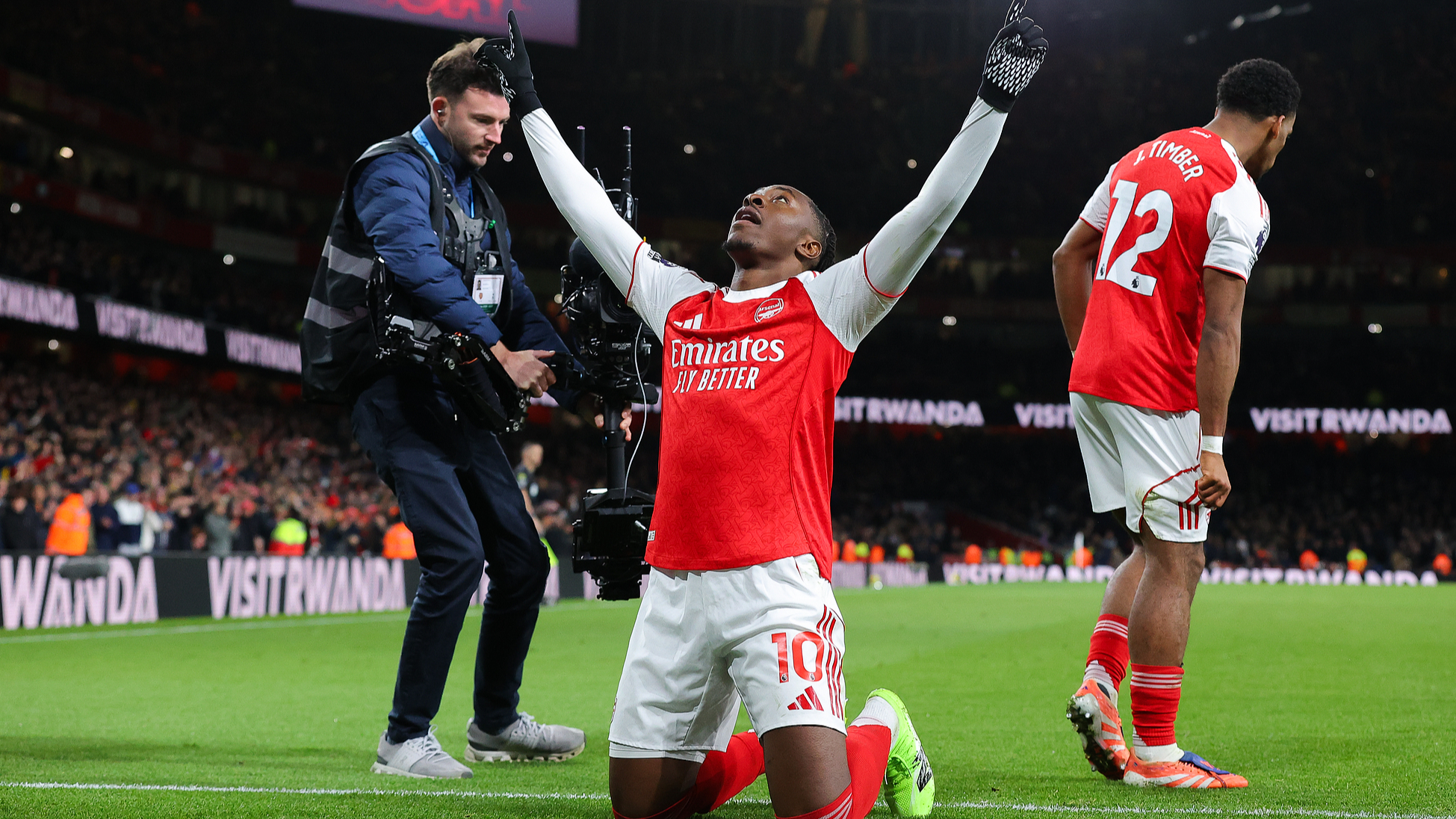 Eze's hat-trick fuels Arsenal's derby rout of Spurs in Premier League