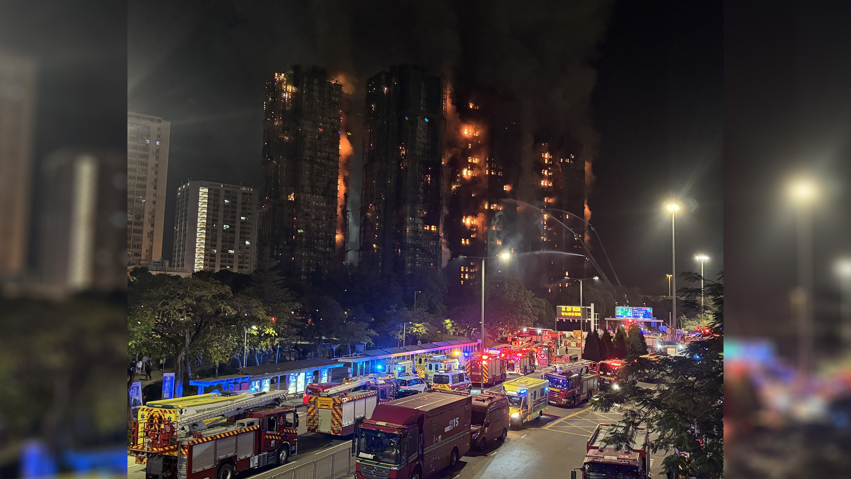 HKSAR chief executive chairs emergency meeting on Tai Po fire