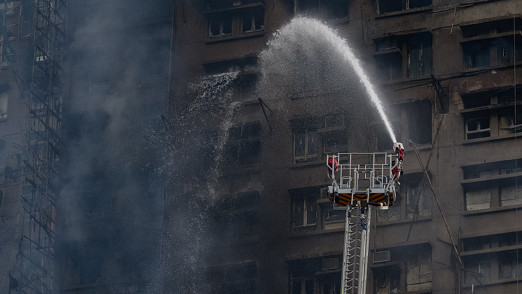John Lee: Firefighters bringing HK residential area fire under control