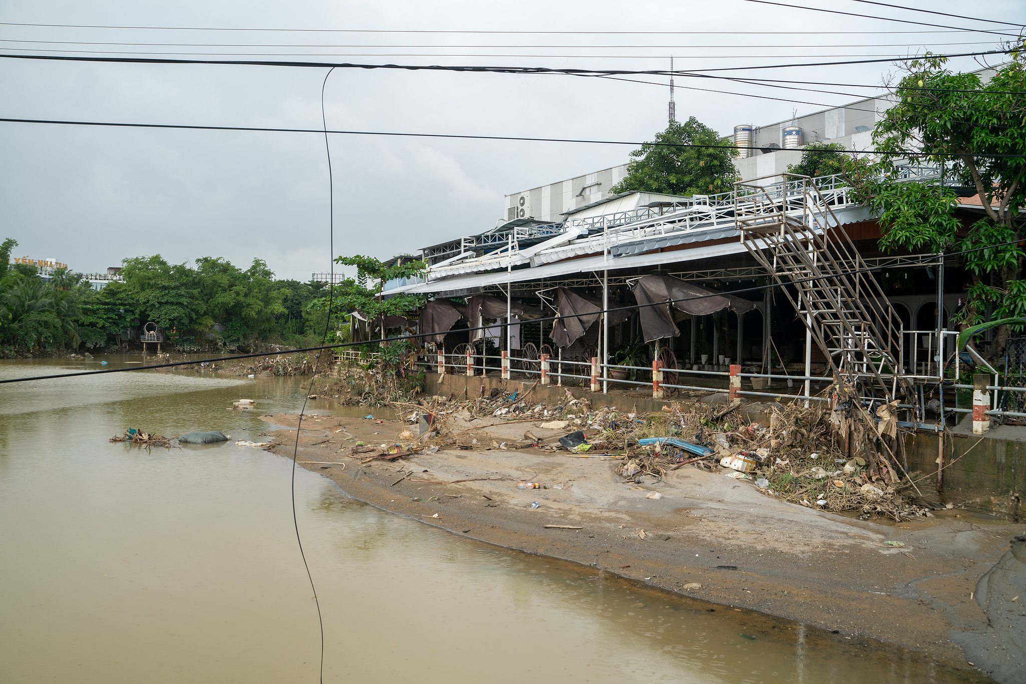 A view of the damage from the massive flood in Nha Trang, Vietnam, November 24, 2025. /VCG