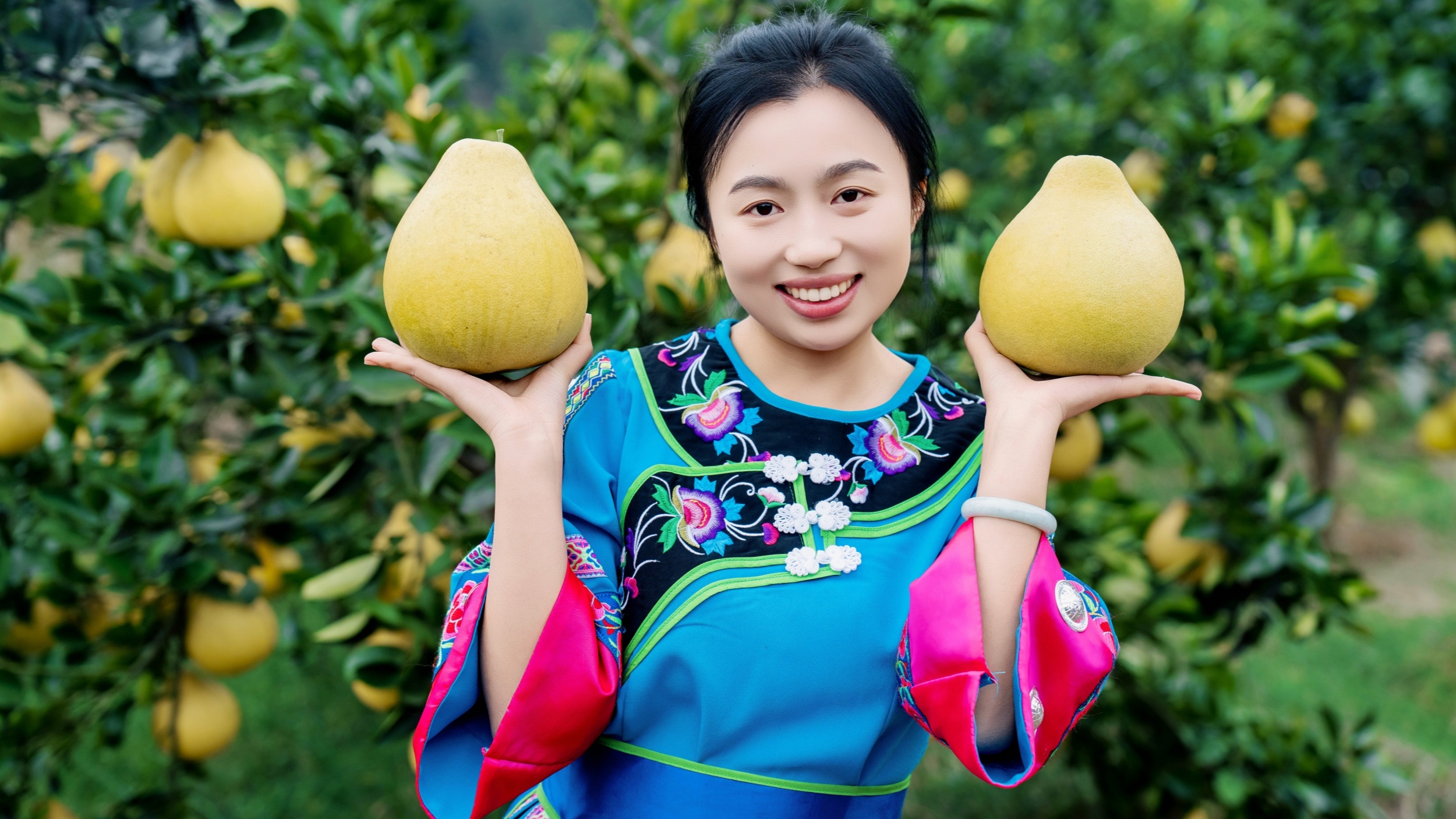 Drone-powered pomelo harvest drives rural revitalization in Guizhou