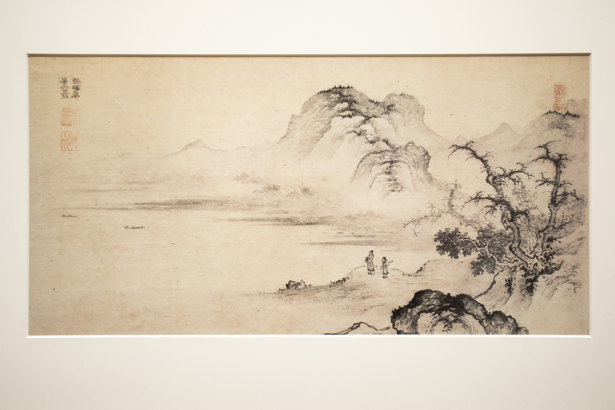 The painting 'Distant View of Streams and Mountains' by Fan Hui, from the National Museum of China, Beijing. /VCG
