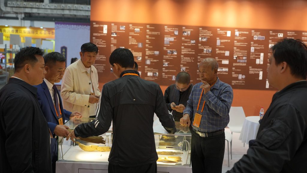 People attend the second Hainan Agarwood and Huanghuali International Trade Fair in Haikou, Hainan Province, on Nov. 28, 2025. /VCG