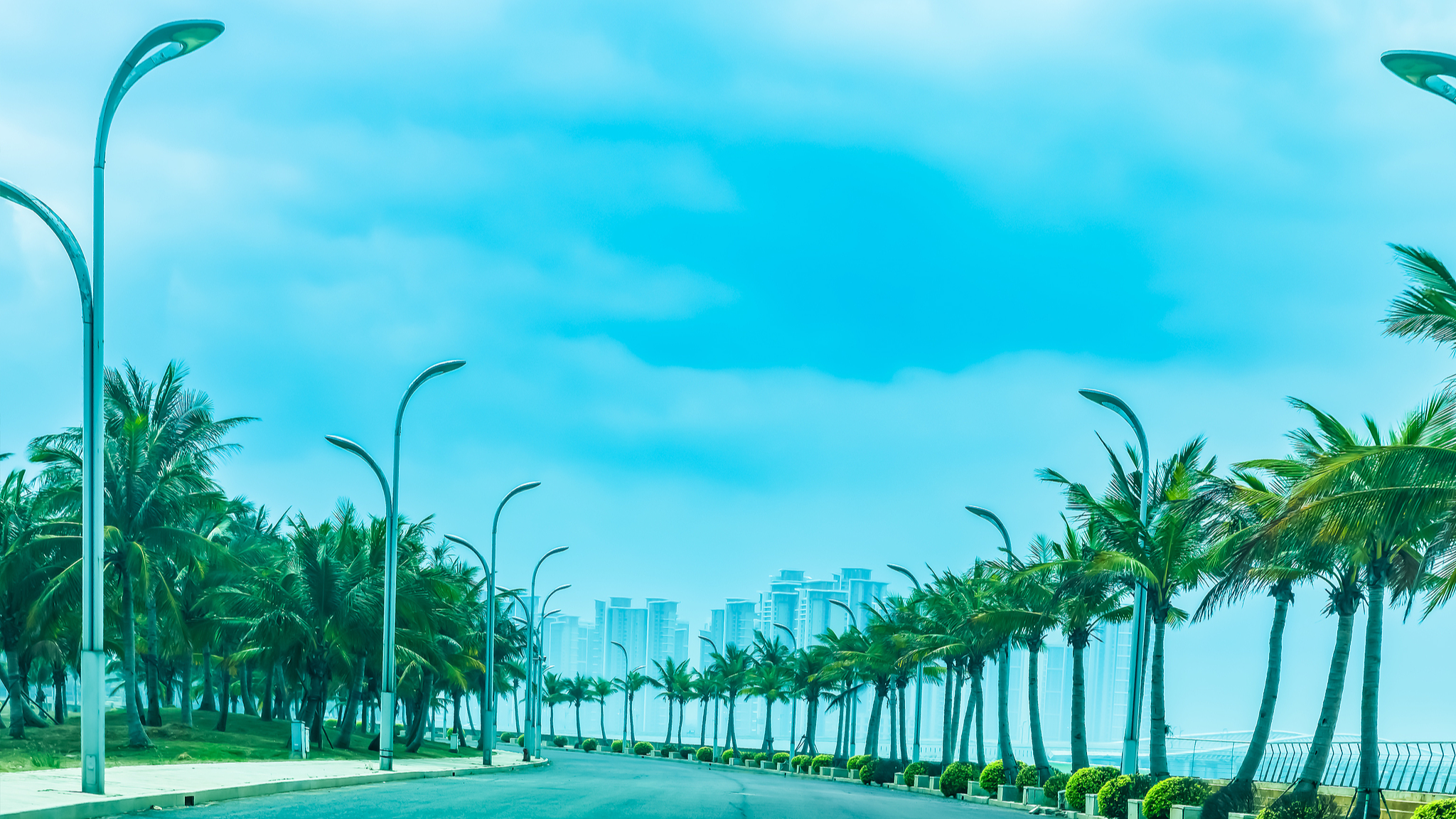 Live: Enjoy graceful views of Ocean Flower Island in Danzhou, Hainan
