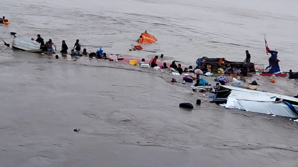 12 dead, dozens missing as landslide submerges boats in Peru port