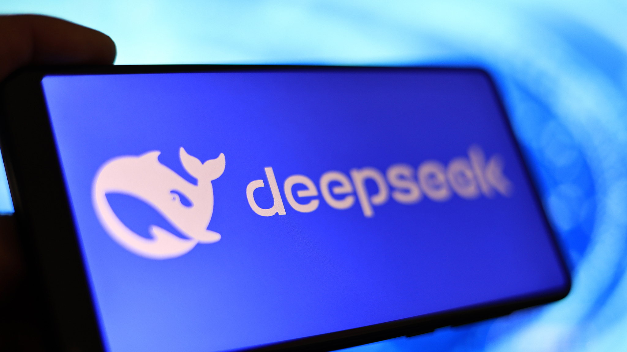 A photo of DeepSeek logo. /VCG