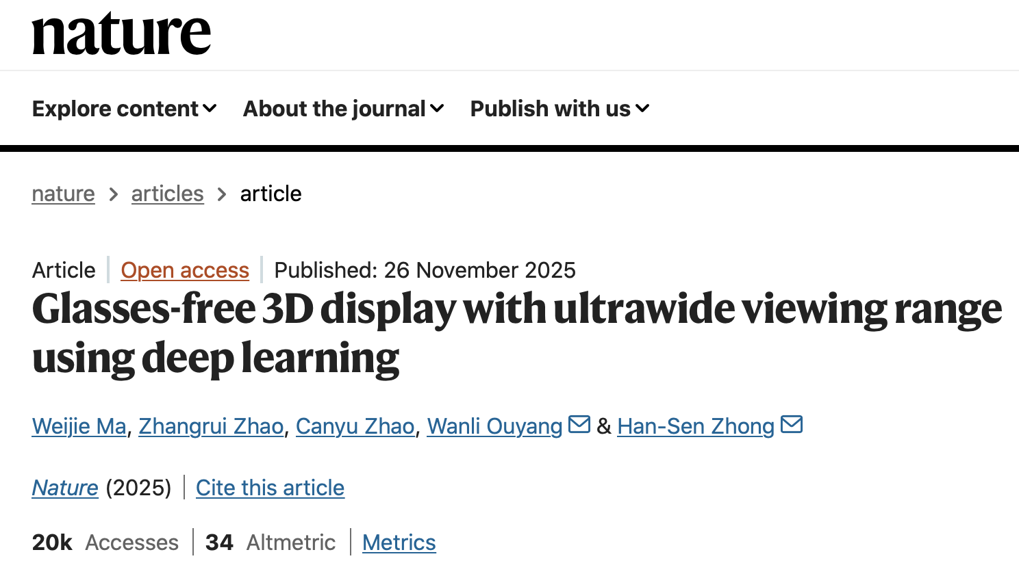 The study is published in Nature. /Screenshot