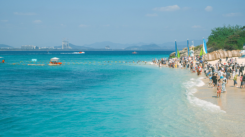 Live: Breathtaking scenery of Hainan Wuzhizhou Island Tourist Area