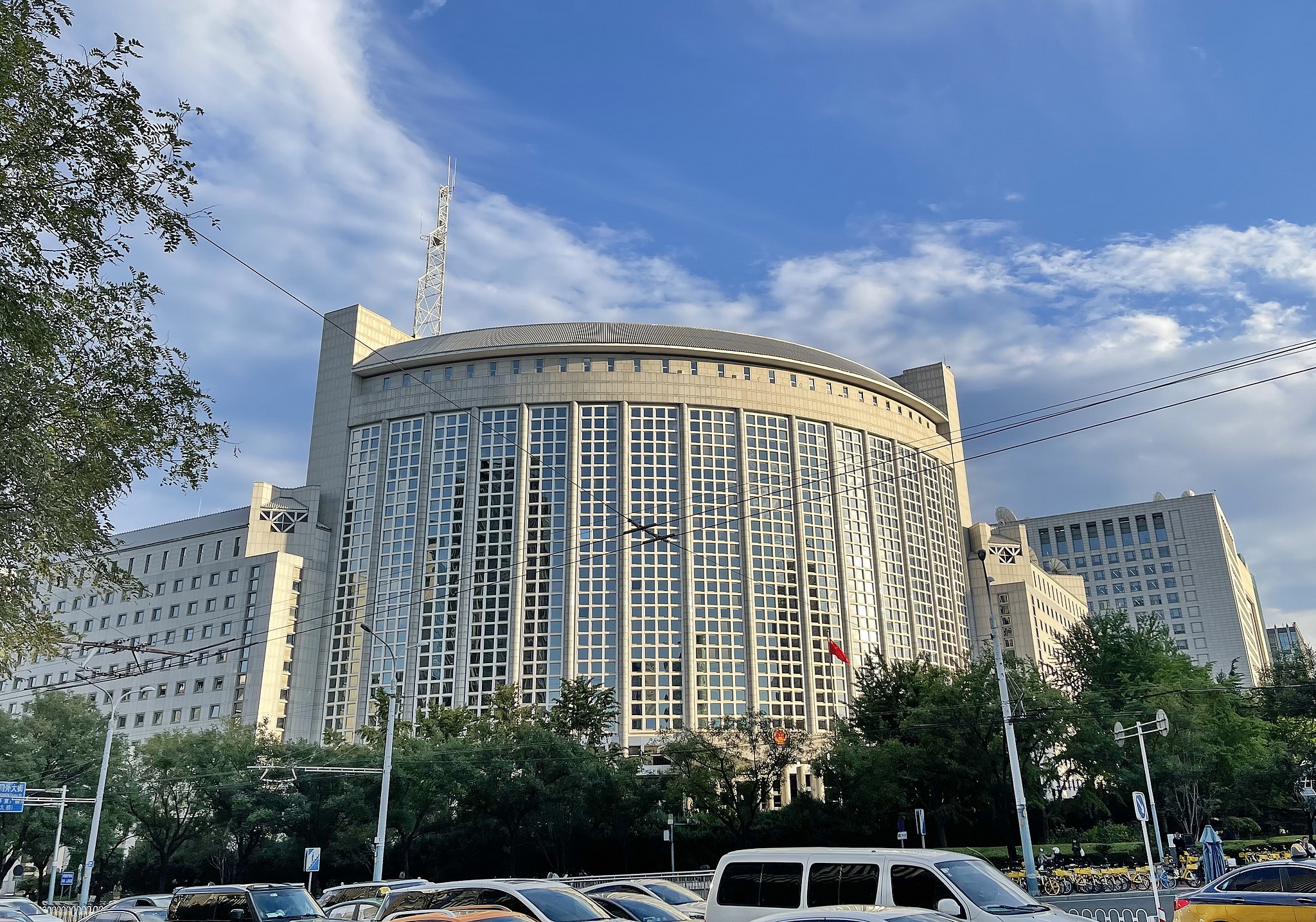 The building of the Ministry of Foreign Affairs, Beijing, China, October 17, 2025. /VCG
