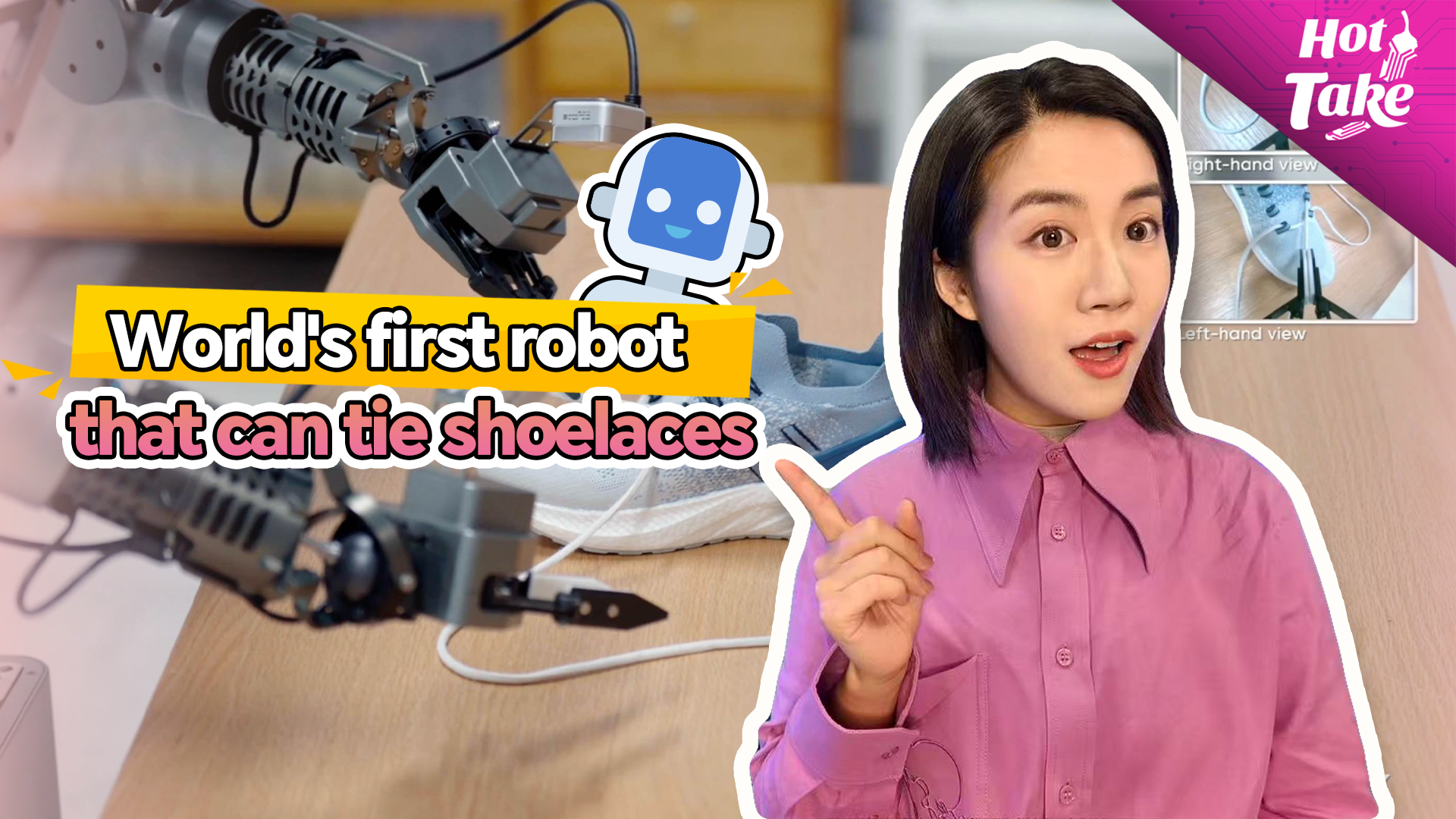 China develops world's first robot that can tie shoelaces